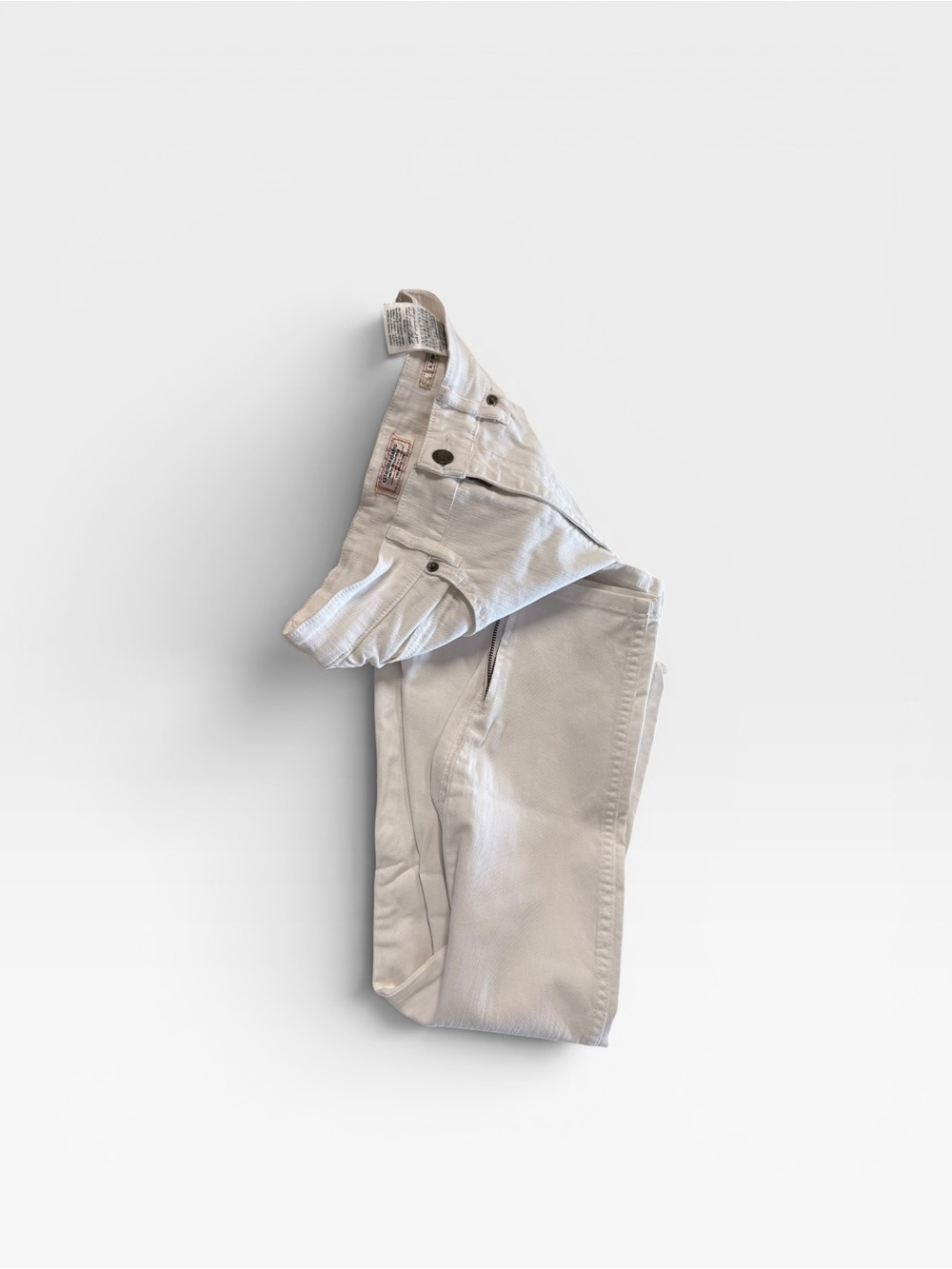 Guess 3 Crop Zip Women's White Jeans